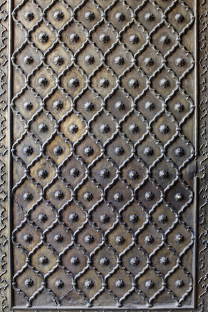 Door of Jamma Masjid (Delhi Great Mosque), Delhi, India