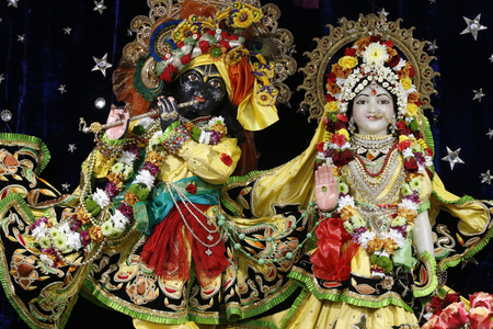 Krishna and Radha murthis. France