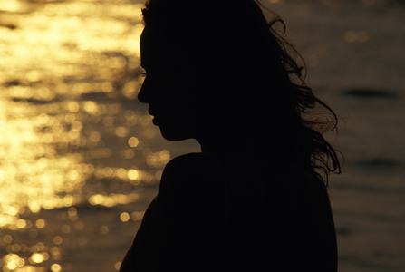 Woman's figure Cherating Malaisie