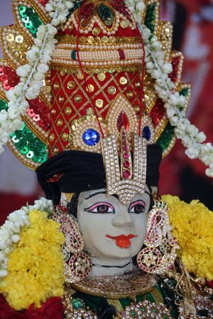 Sri Vadapathira Kaliamman hindu temple. Hindu deity. Singapore