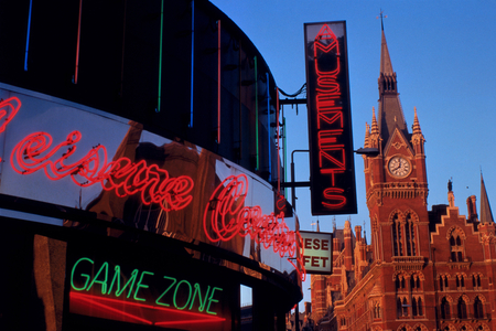 Saint Pancras station area, Londres, Grande-Bretagne