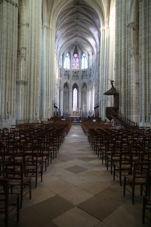 Saint-Etienne's cathedral Meaux France