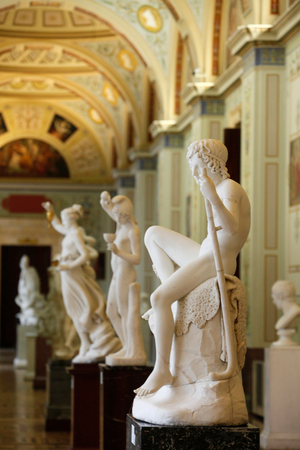 Hermitage Museum. Ancient art gallery Saint Petersburg Russia