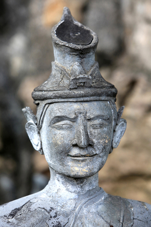 Chinese stone sculpture. Wat Pho - Wat Phra Chettuphon. 1788. Bangkok. Thailand