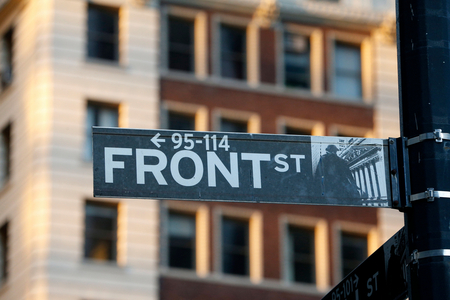 Manhattan - Front Street - New York, United States
