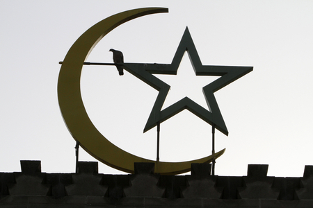 France, Ile-de-France, Paris : Muslim symbols