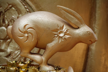 Chinese New Year rabbit statue Phnom Penh Cambodge