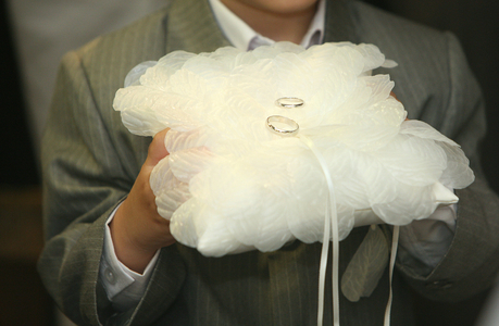 Wedding rings at a Jewish wedding Paris France France