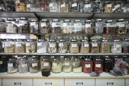 Traditional Chinese Pharmacy. Macau China