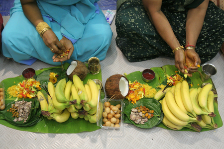Diwali festival in Sri Manicka Vinayakar Alayam temple Paris France