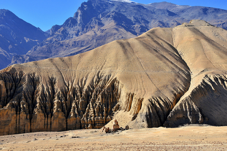 Mustang highlands, GHAMI , NEPAL