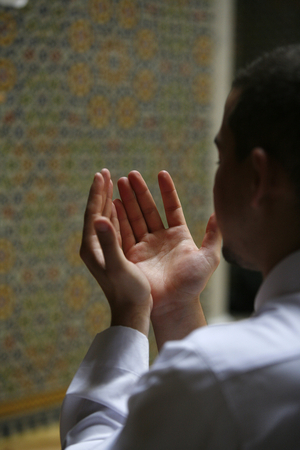 Muslim praying Geneve Suisse