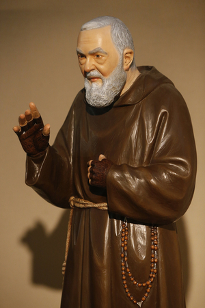 Padre Pio statue, Paris, France