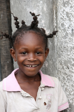 African girl Brazzaville Congo