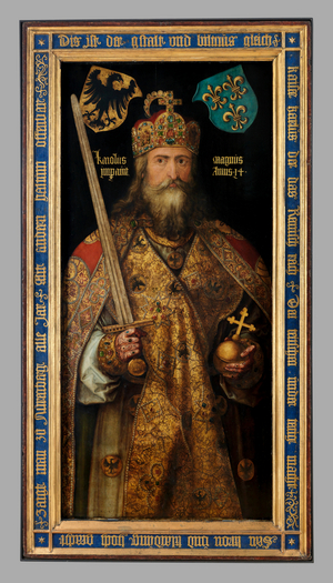 Emperor Charlemagne, c.1511-13 (oil on panel)