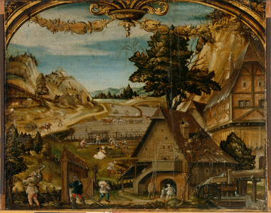 The Month of March, c.1525-26 (oil on panel)