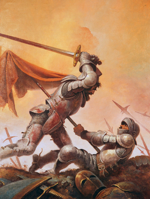 Illustration from 'The Story of King Arthur', 1981 (colour litho)