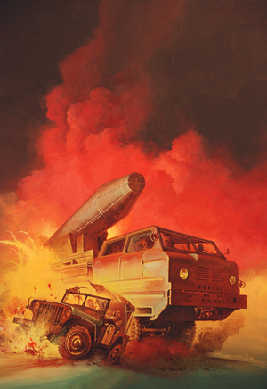 Warhead, 1990 (colour litho)