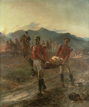 On the Morrow of Talavera, 1923 (oil on canvas)