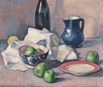 Still Life, Black Bottle, c.1916 (oil on canvas)