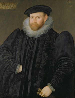 Sir Edward Grimston (1529-1610) as a Young Man (oil on canvas)