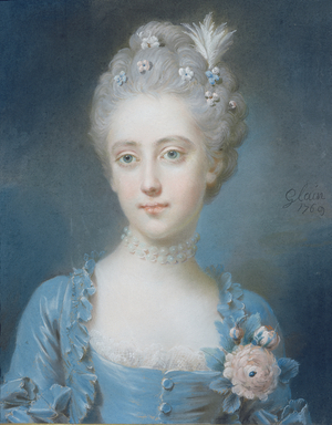 Harriot Walter (1756-86) 3rd Viscountess Grimston (oil on canvas)