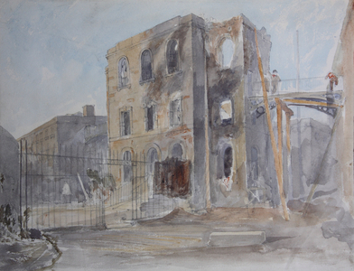 Lawford's Gate Prison, Bristol, 1831 (w/c on paper)