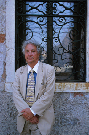Professor anthropologist Marc Auge in Venice in June 1999