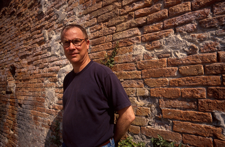Portrait of American director Bob Wilson at the Fenice Theatre, 1993