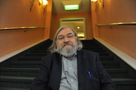 Pordenone 17/9/10 - “” Pordenonelegge”” Literary manifestation: The writer, philosopher and critic Michel Le Bris letteratura scrittore filosofia