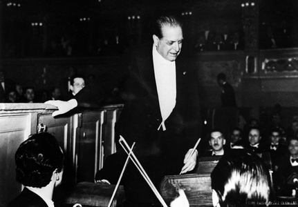 The composer PIETRO MASCAGNI in the 1940s