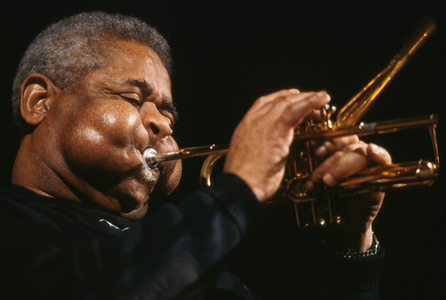 American jazz trumpeter and composer Dizzy Gillespie in 1990