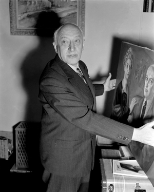 THE WRITER ANDRE MAUROIS - PARIS - 1950