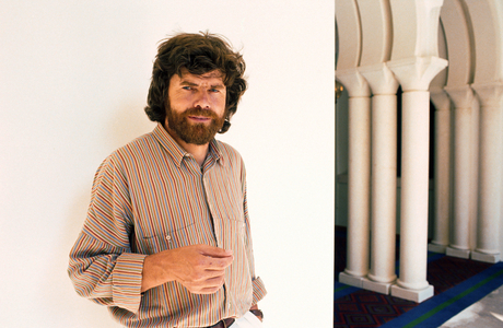 Mountaineer Reinhold Messner in Venice in 1993