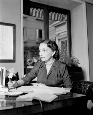 THE WRITER MARIA BELLONCI IN VENICE - 1949