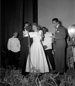 THE ACTRESS CARLA DEL POGGIO IN VENICE LIDO - 1947