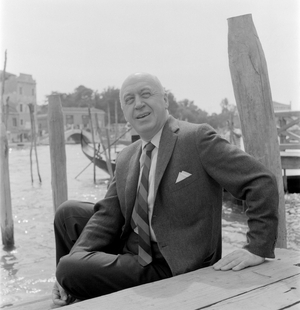 THE DIRECTOR OTTO PREMINGER IN VENICE - 1959