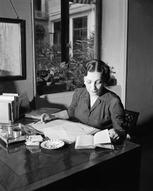THE WRITER MARIA BELLONCI IN VENICE - 1949