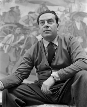 THE PAINTER RENATO GUTTUSO - ROME - 1950