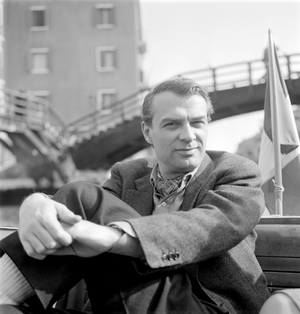 THE ACTOR GIORGIO ALBERTAZZI IN VENICE - 1961