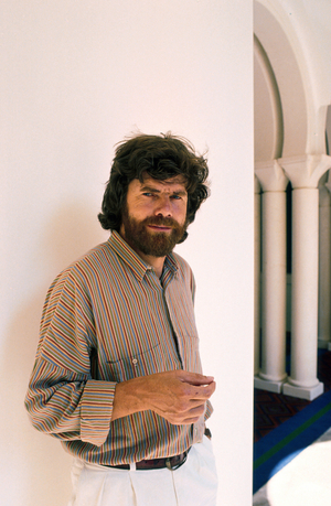 Mountaineer Reinhold Messner in Venice in 1993