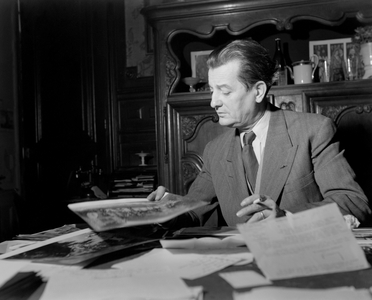 THE DIRECTOR MARCEL PAGNOL - PARIS - 1948 (photo)