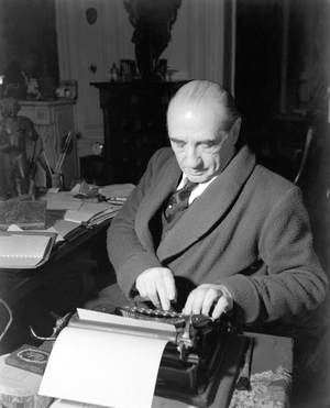 THE writer and painter Michel Georges-Michel (Georges Michel) - PARIS - 1948