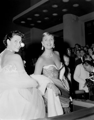THE ACTRESS ELENA GIUSTI AT THE INTERNATIONAL FILM FESTIVAL OF VENICE - 1951