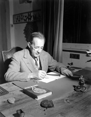 THE WRITER EMIL LUDWIG (EMIL COHN) - SWITZERLAND - 1948