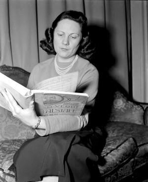 THE OPERA SINGER RENATA TEBALDI IN MILAN - 1950