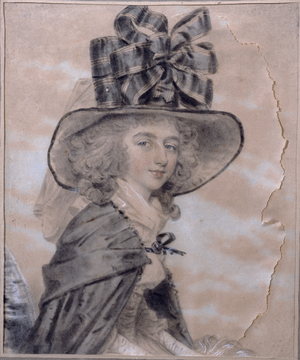 Henrietta Le Clerc (pastel & w/c on paper)