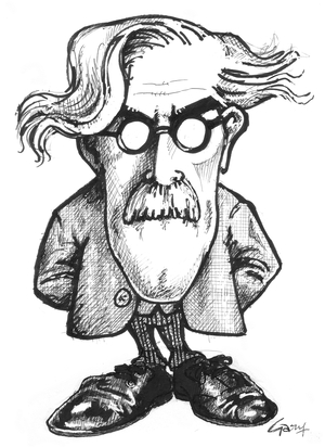 Ramsay MacDonald (ink on paper)