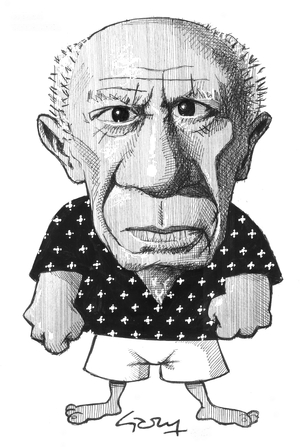 Picasso (ink on paper)