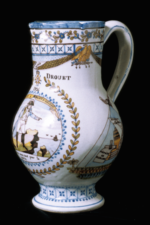 France - Somme - department 80 - Abbeville - DR musee Boucher de Perthes - Vron earthenware pot